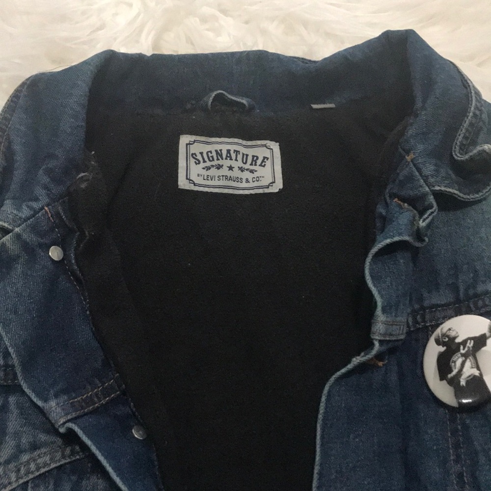 Jean and soft fabric Jacket